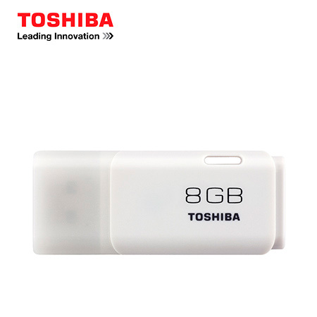MEMORIA TOSHIBA USB TRANSMEMORY 8GB FLASH DRIVE 2.0 WHITE (PN THN-U202W0080U4)